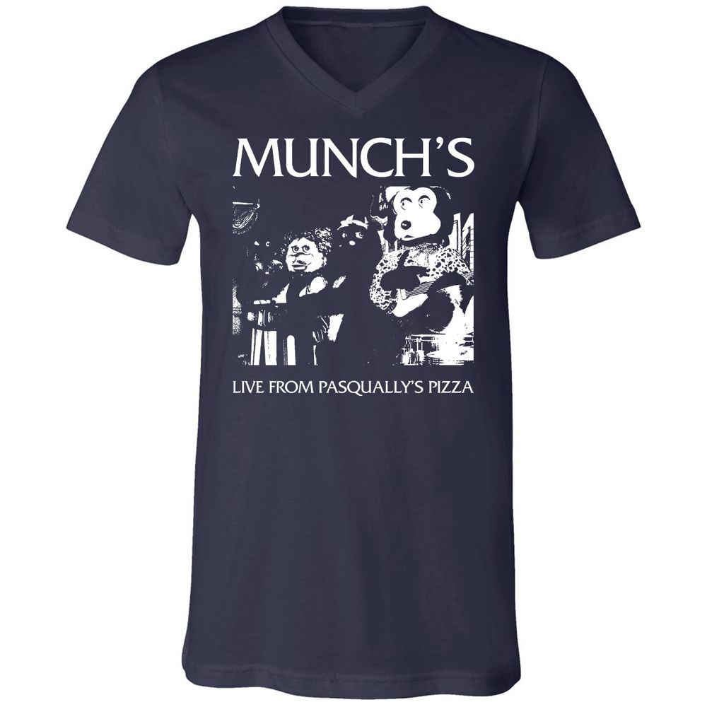 Unisex V-Neck T-Shirt - 77PBSNG3 - Navy - 2