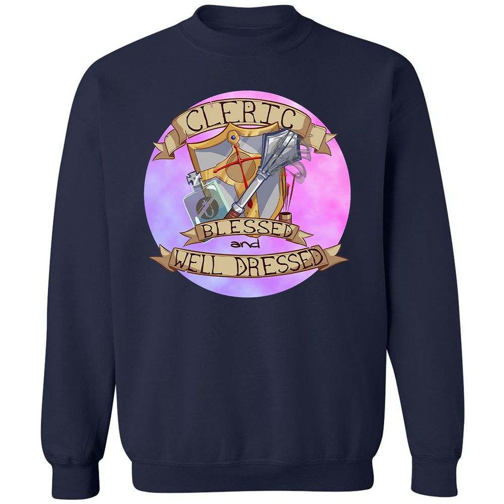 Classic Unisex Sweatshirt - WZAPN6D1 - Navy - 2