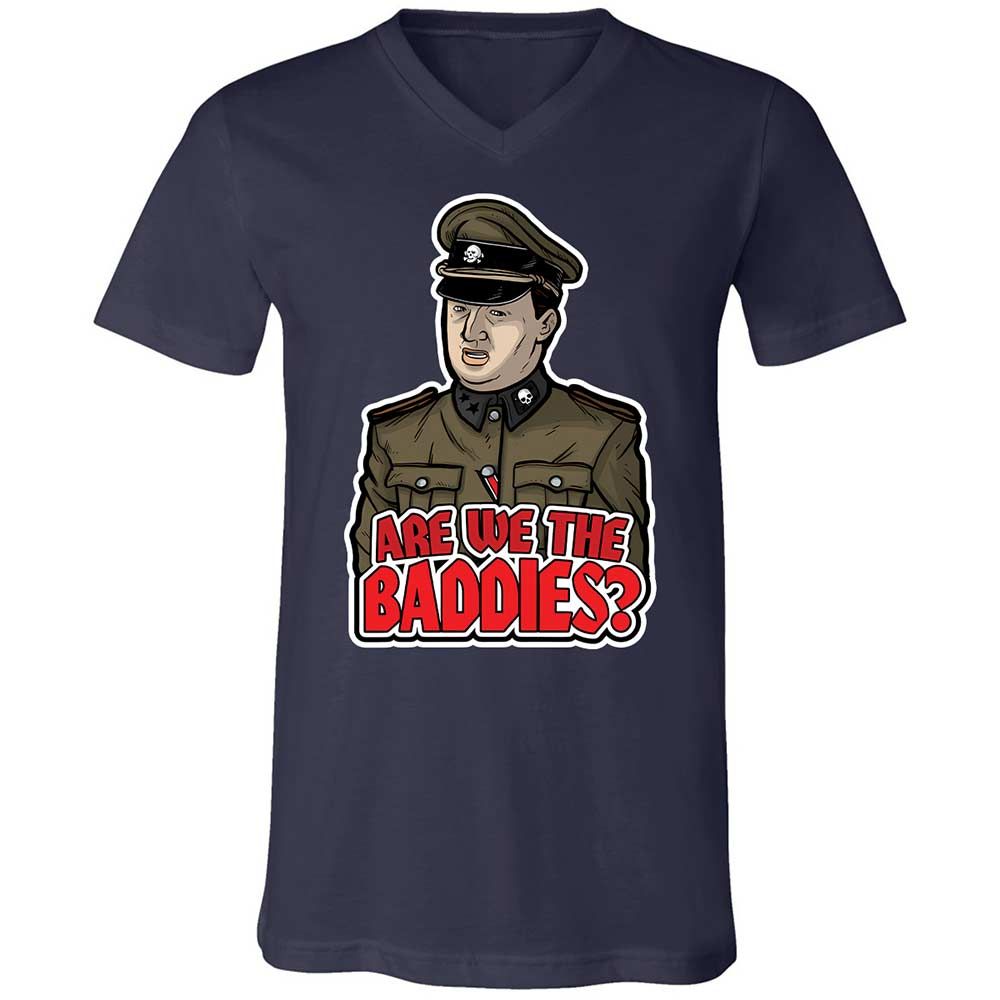 Unisex V-Neck T-Shirt - T4VSMETK - Navy - 2