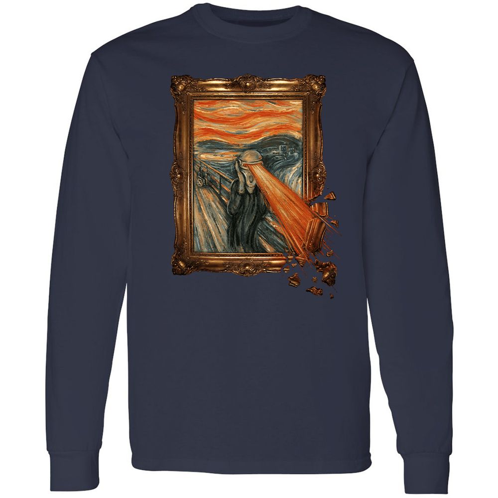 Long Sleeve T-Shirt - LV4SV2X2 - Navy - 2