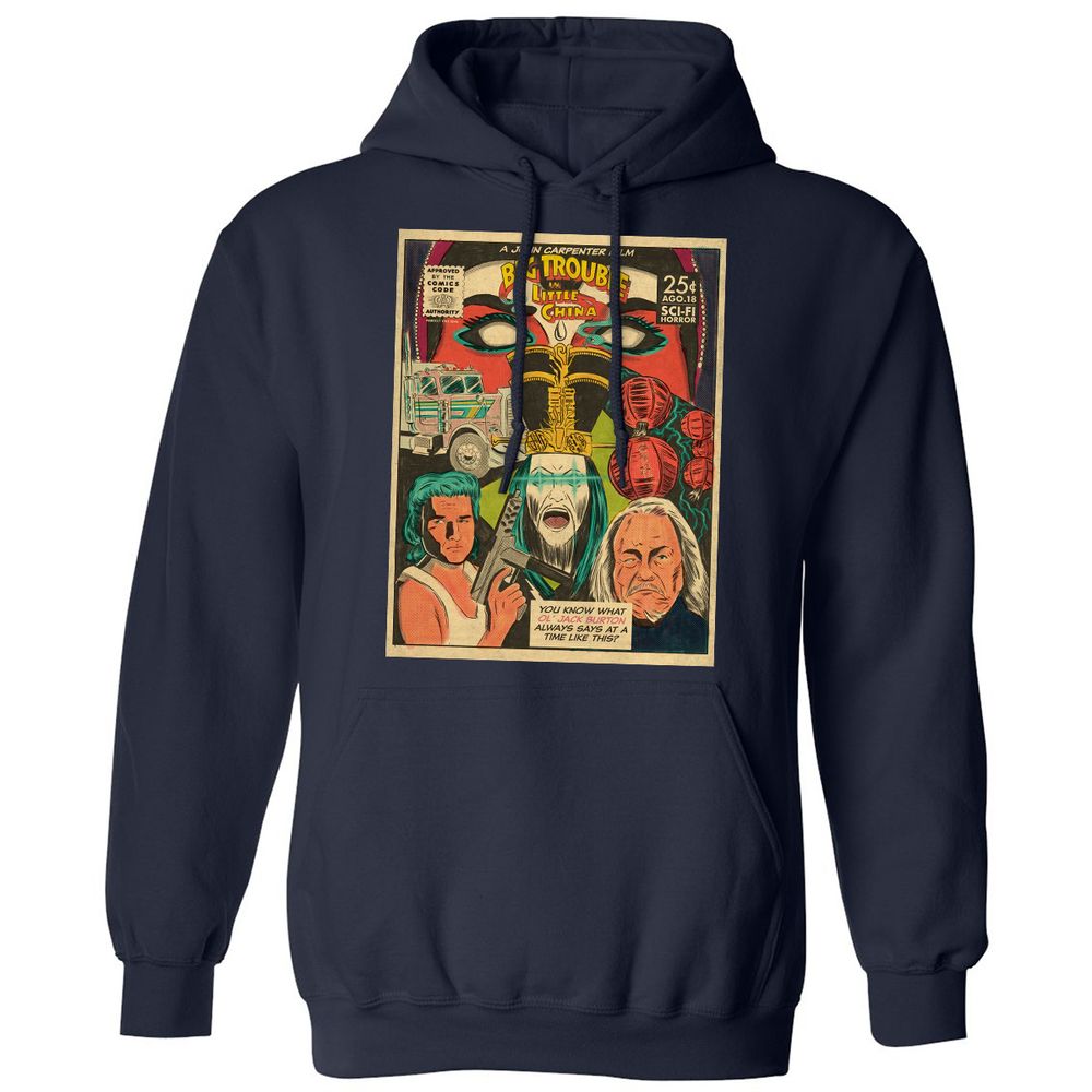 Classic Unisex Hoodie - E44BP3SR - Navy - 2