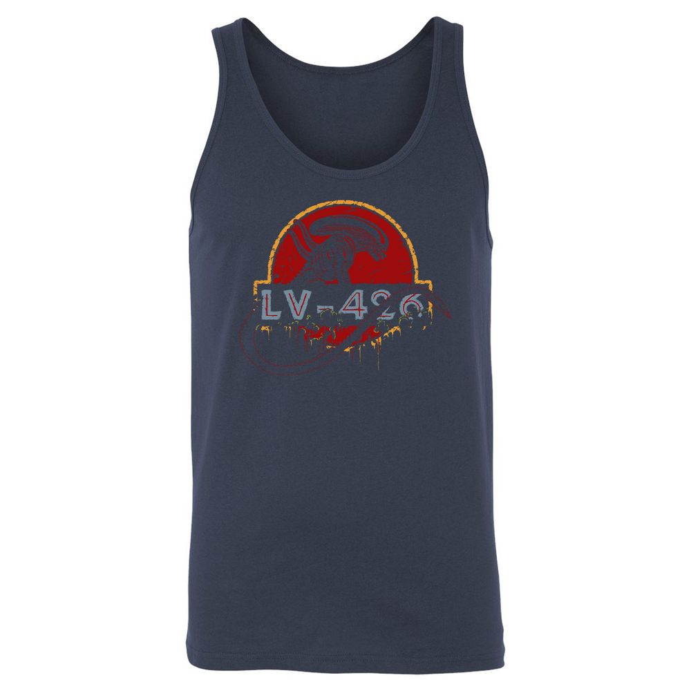 Unisex Jersey Tank - 7DK17EH8 - Navy - 2