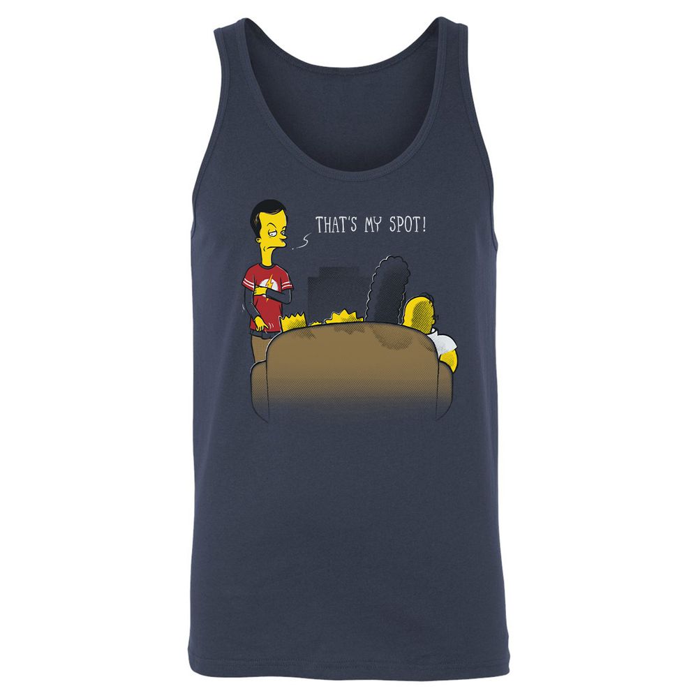Unisex Jersey Tank - PAQDGV3M - Navy - 2