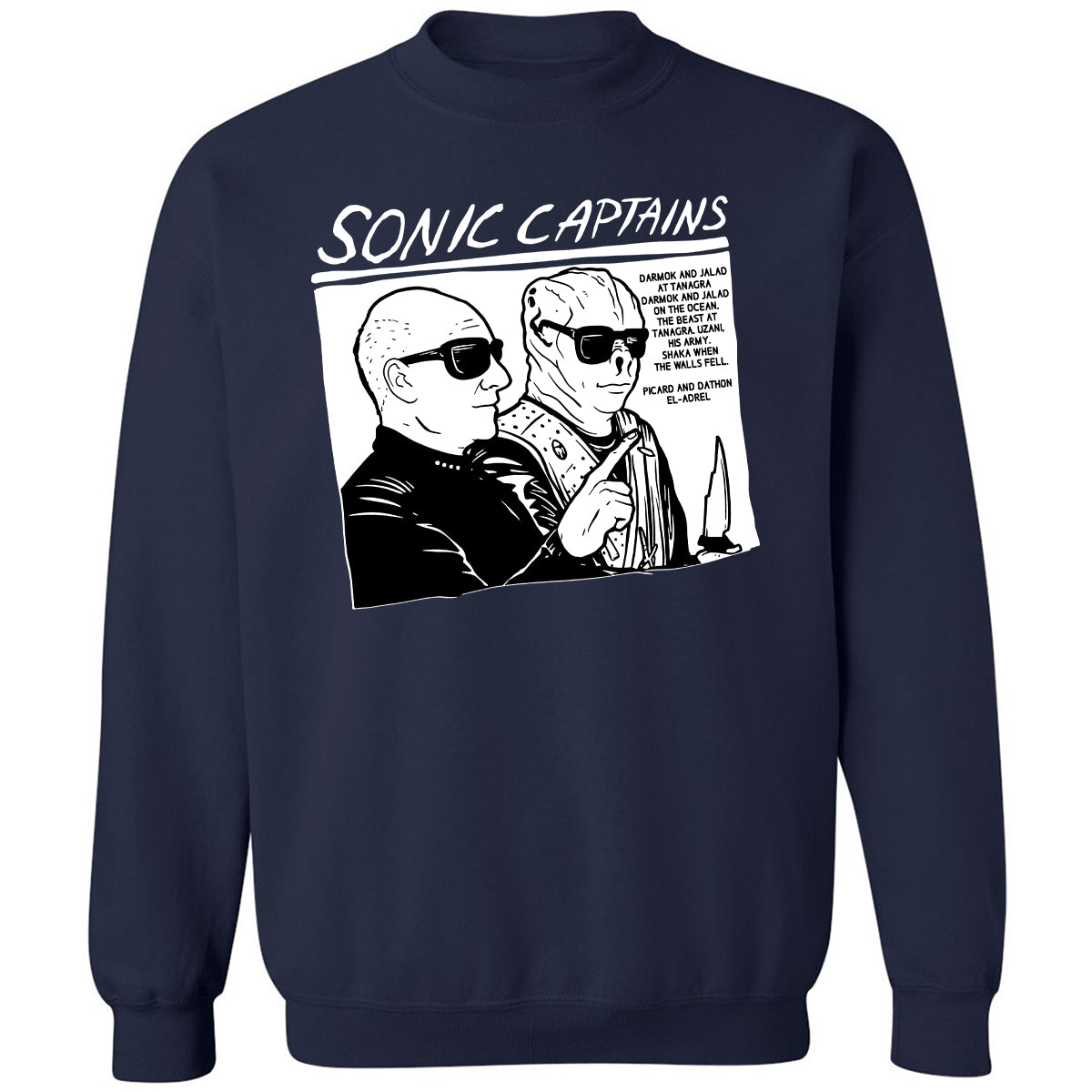 Classic Unisex Sweatshirt - SKPPLZ5N - Navy - 2
