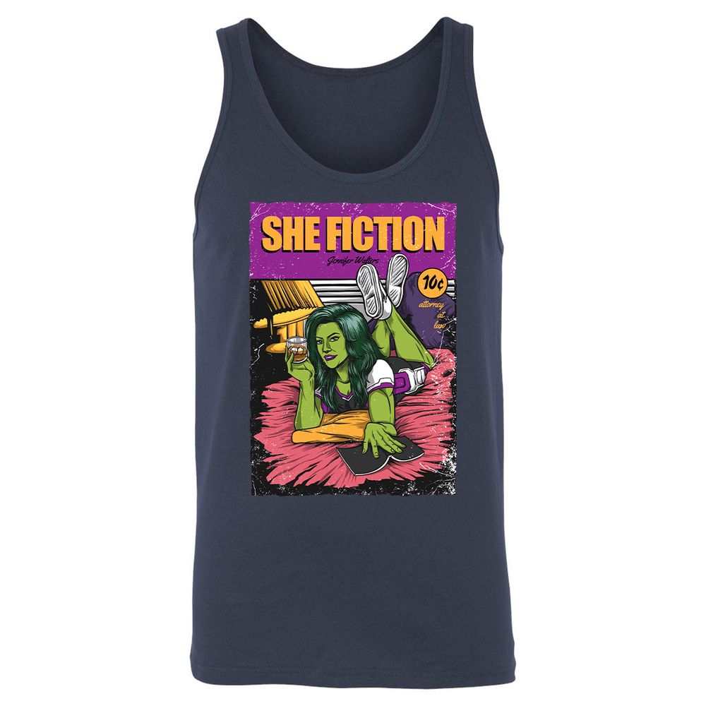 Unisex Jersey Tank - LYQ9JVRV - Navy - 2