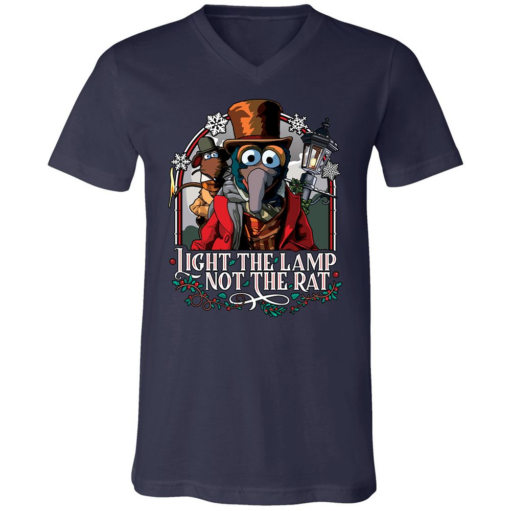 Unisex V-Neck T-Shirt - F2BNUMAW - Navy - 2