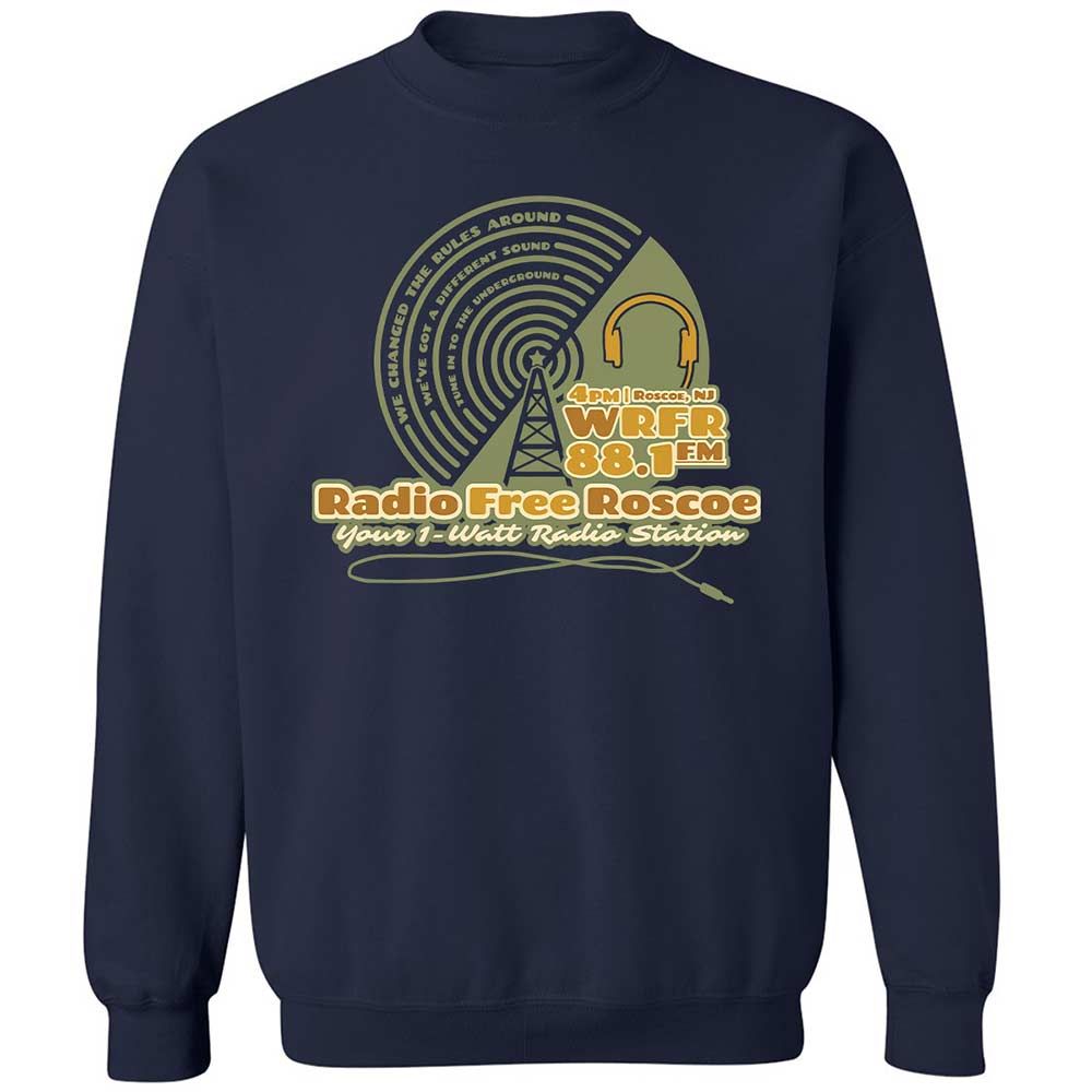 Radio Free Roscoe - Navy - 2