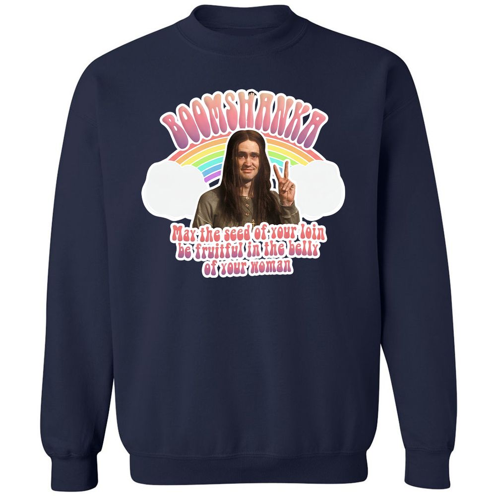 Classic Unisex Sweatshirt - 8JGBQ844 - Navy - 2