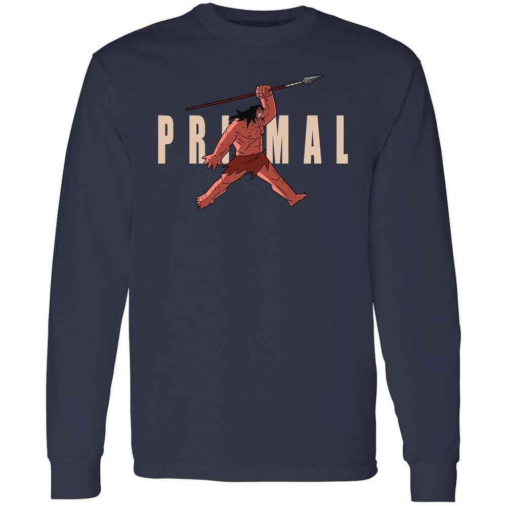 Long Sleeve T-Shirt - BKET2DSE - Navy - 2