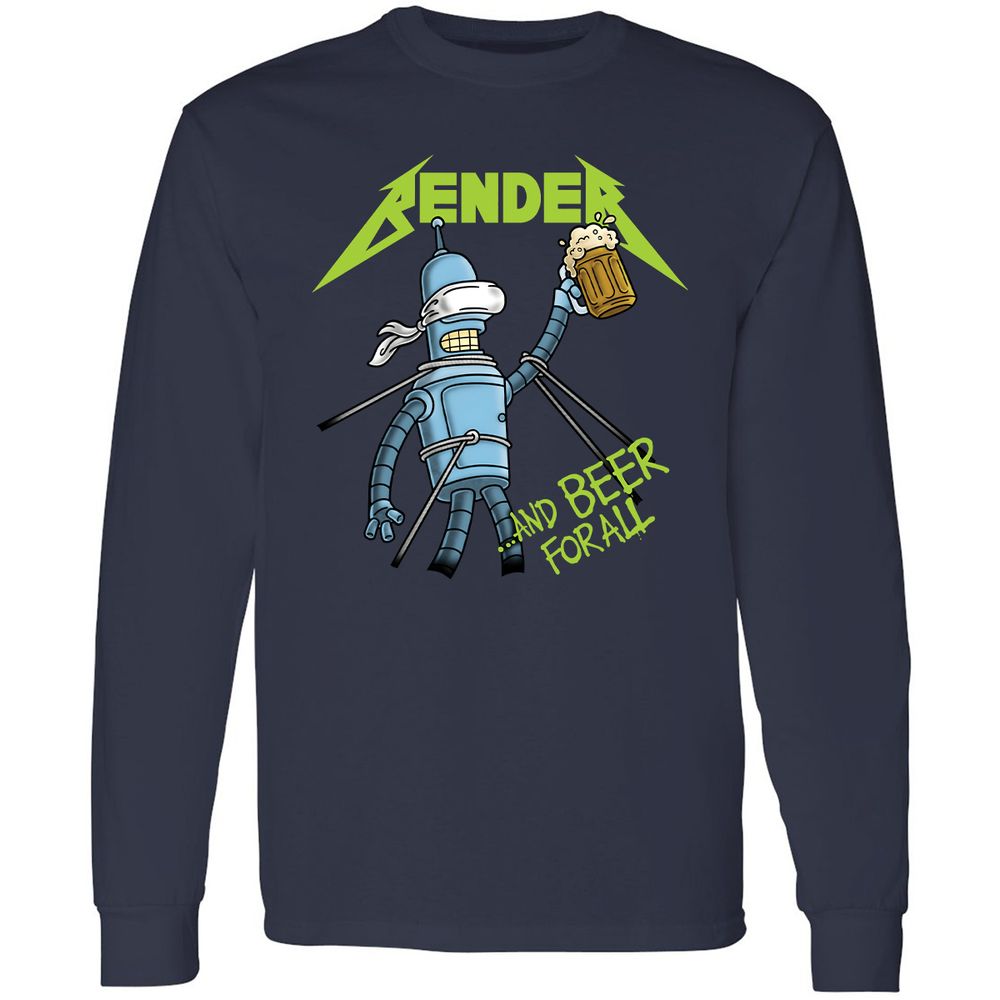 Long Sleeve T-Shirt - D4TDKMAJ - Navy - 2