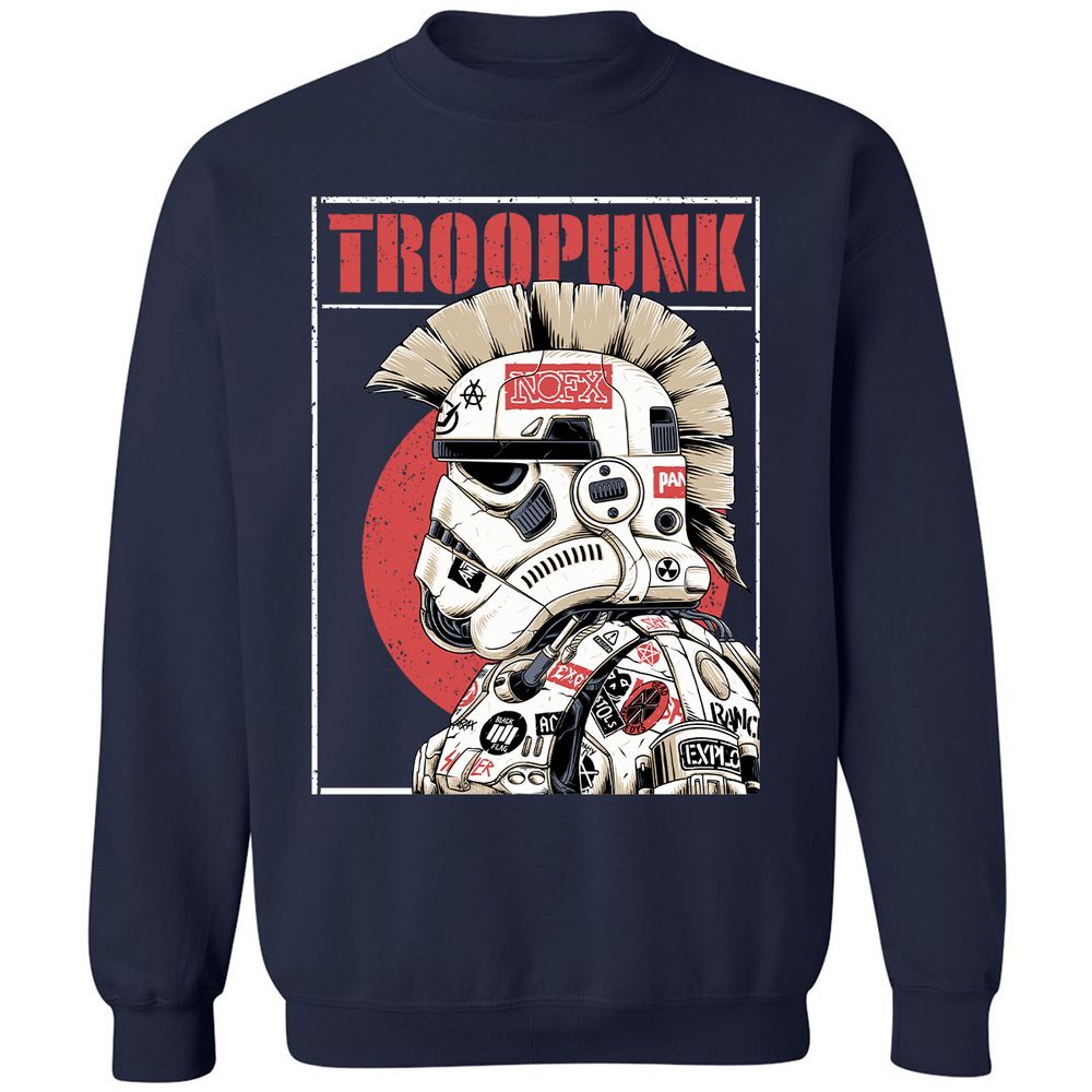 Classic Unisex Sweatshirt - DCBM9UXN - Navy - 2