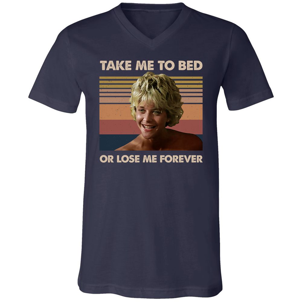 Unisex V-Neck T-Shirt - 5UJFFLUB - Navy - 2