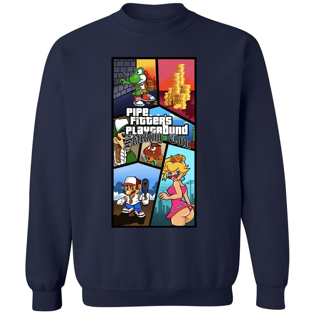 Classic Unisex Sweatshirt - YYBRFW8L - Navy - 2