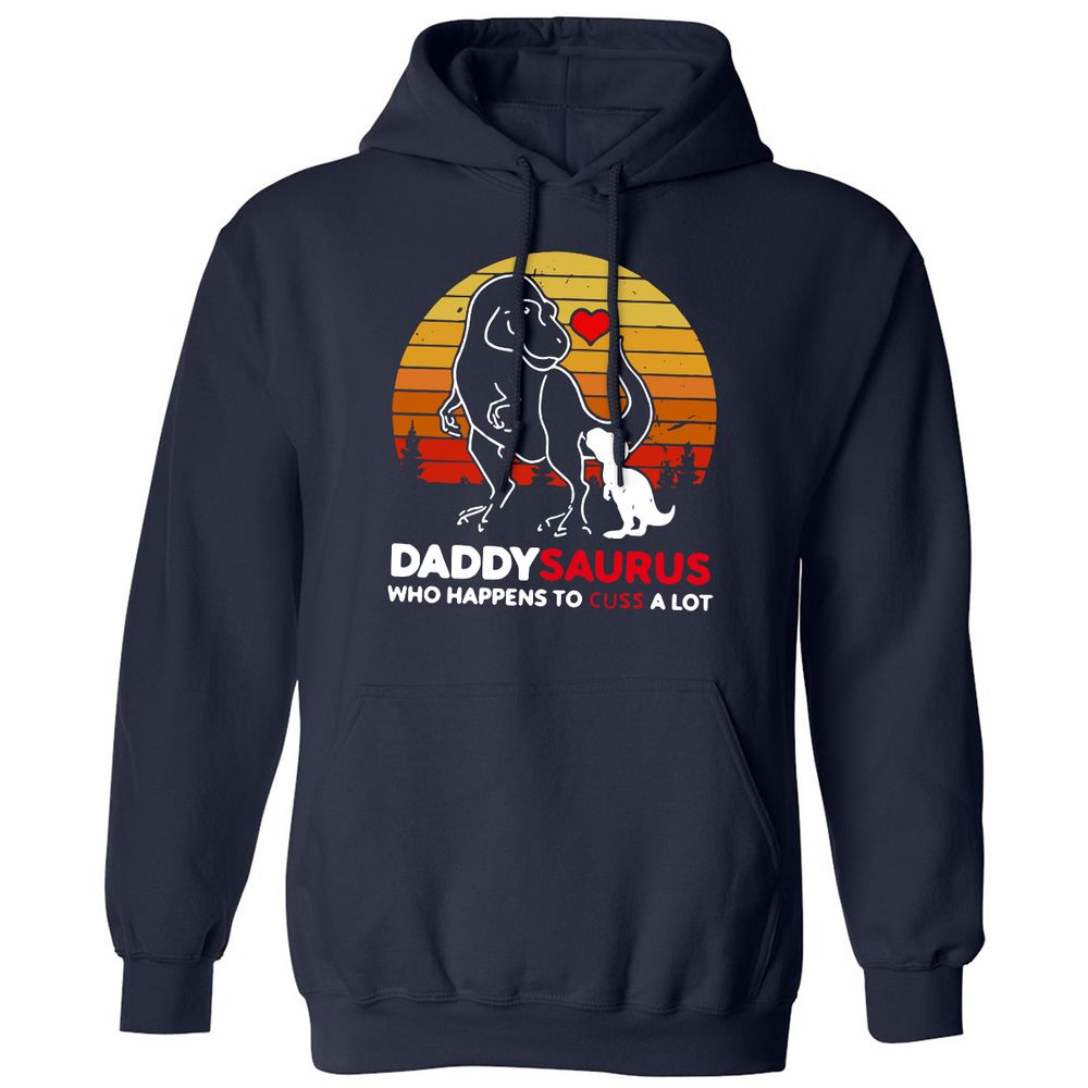 Classic Unisex Hoodie - UMZFB7QU - Navy - 2
