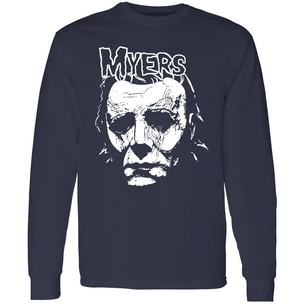 Long Sleeve T-Shirt - BWNNNXDB - Navy - 2
