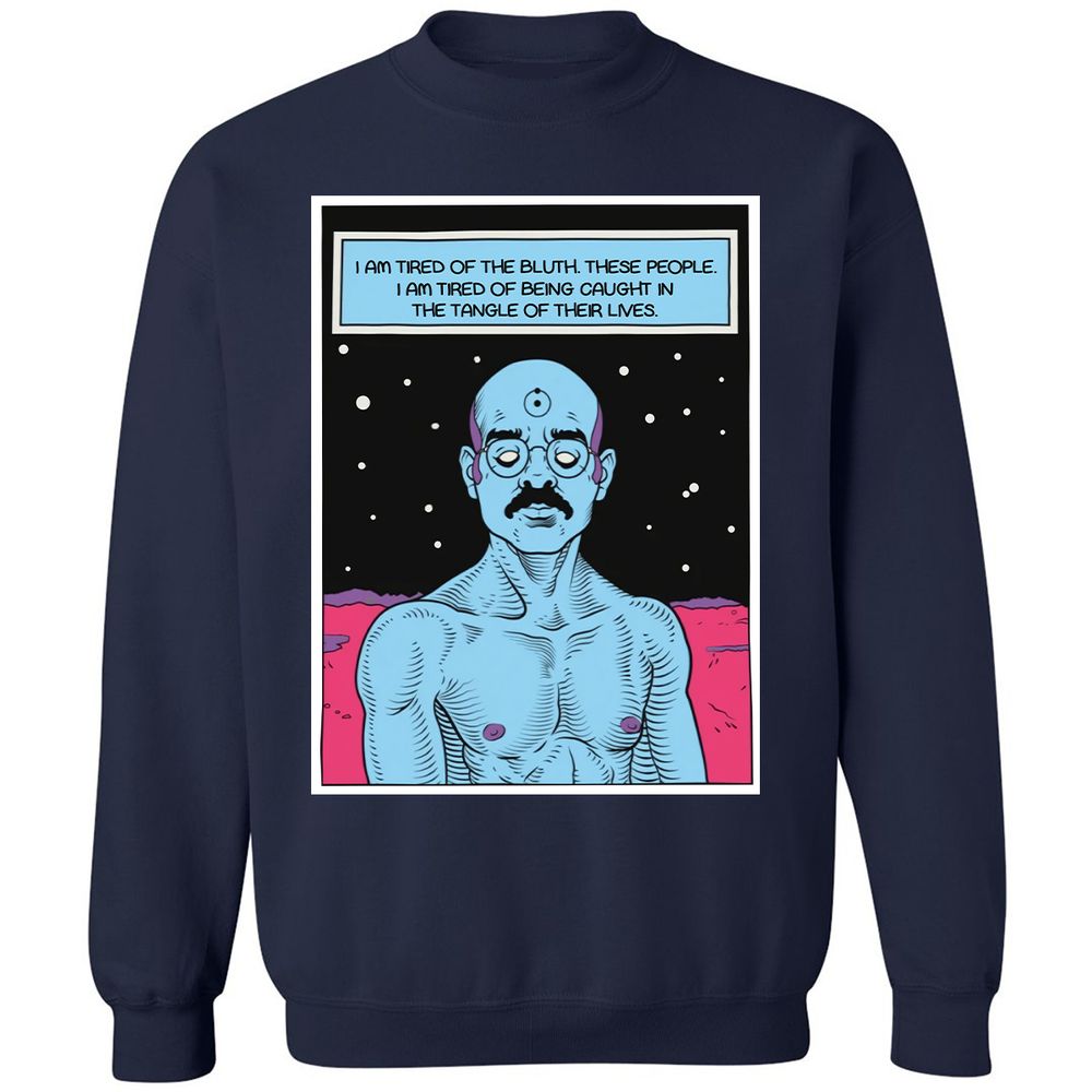 Classic Unisex Sweatshirt - FXYUJ821 - Navy - 2