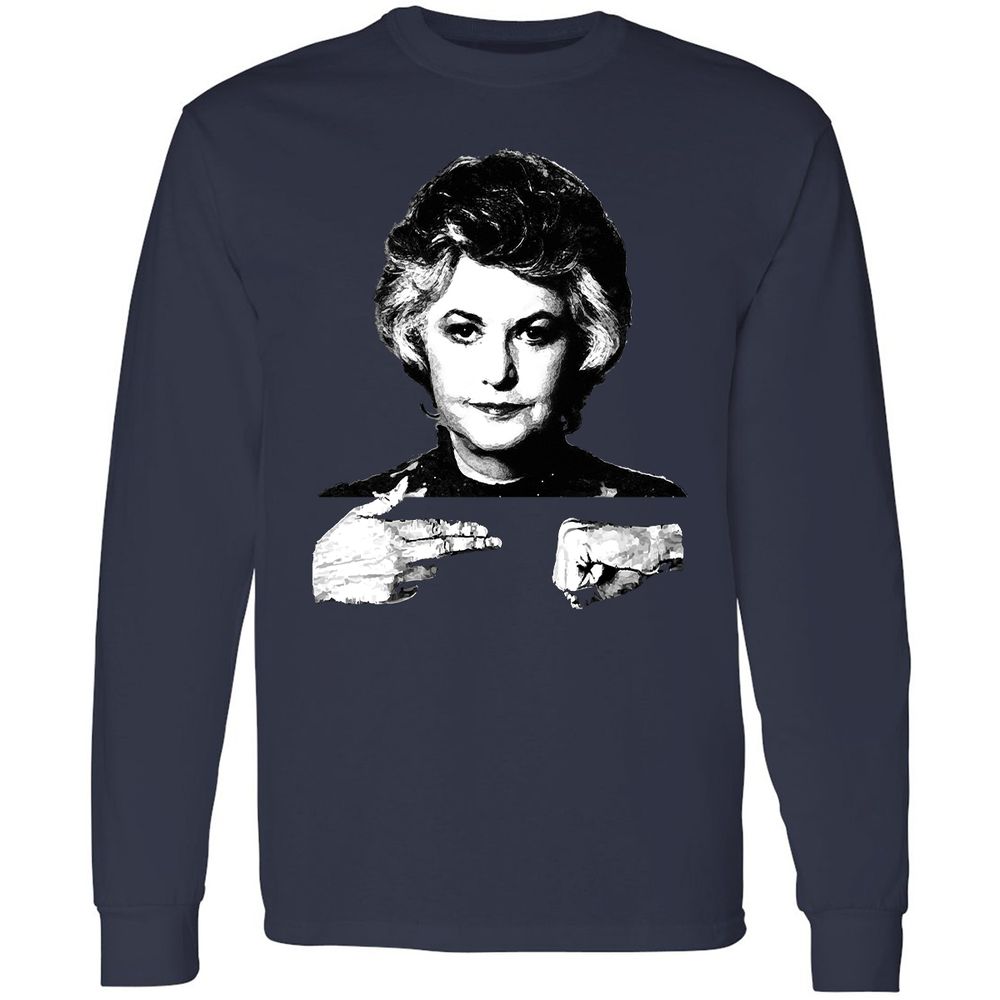 Long Sleeve T-Shirt - 76PDM9EG - Navy - 2