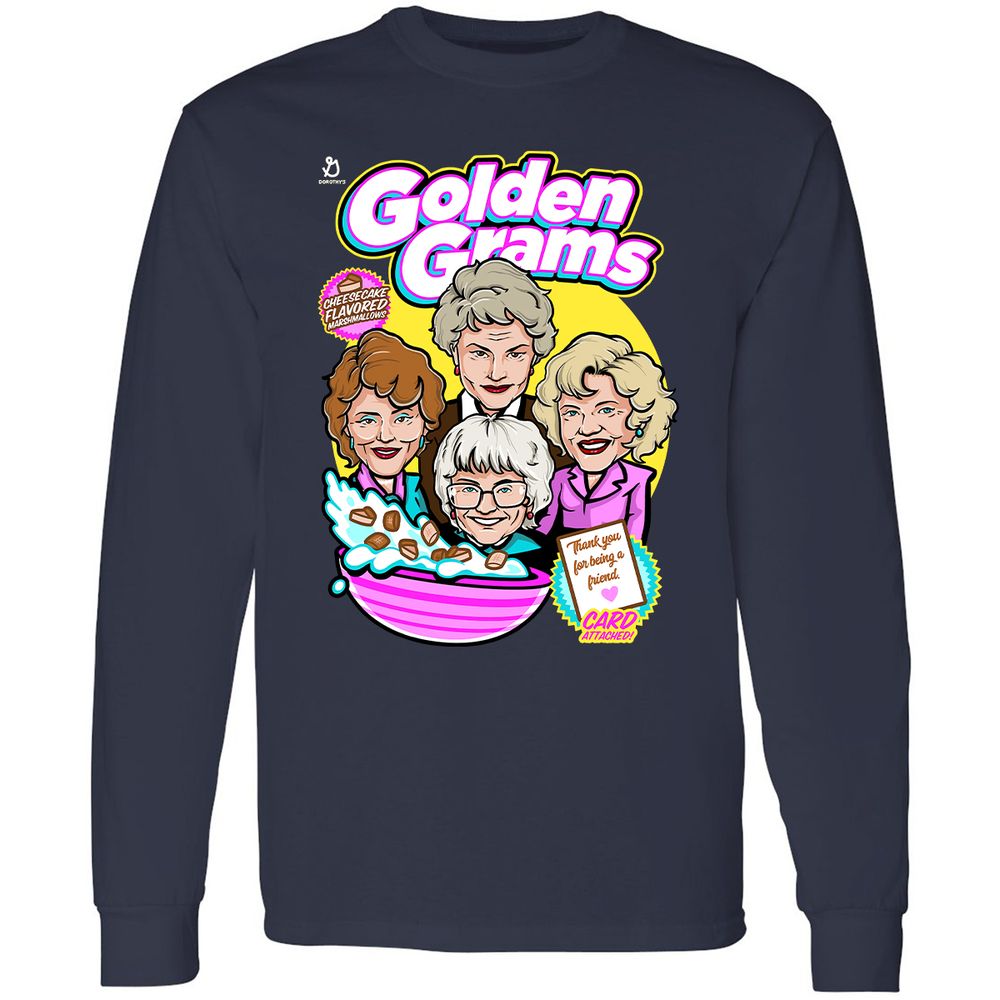 Long Sleeve T-Shirt - 1FYCLGEY - Navy - 2