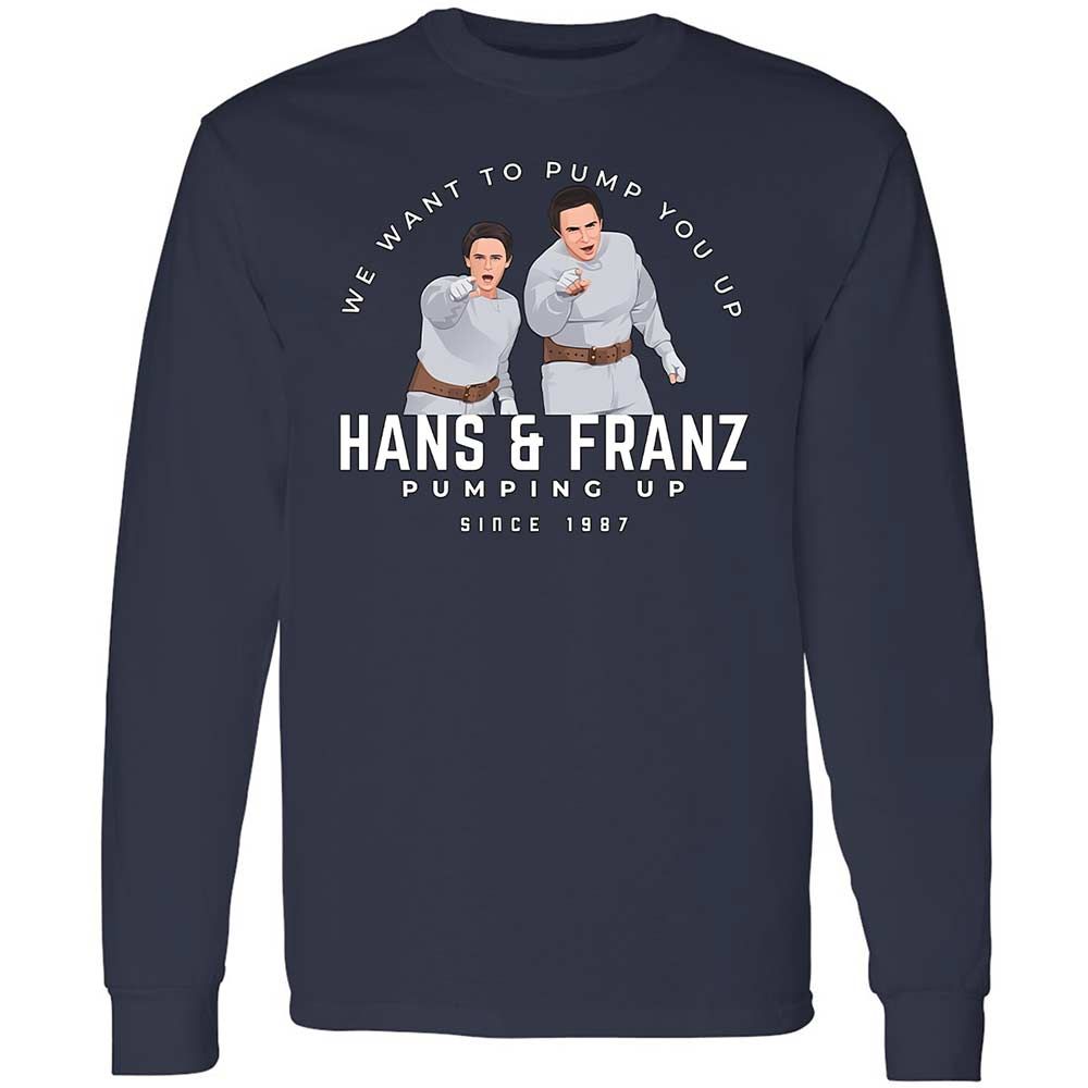 Long Sleeve T-Shirt - WY1SZX9L - Navy - 2