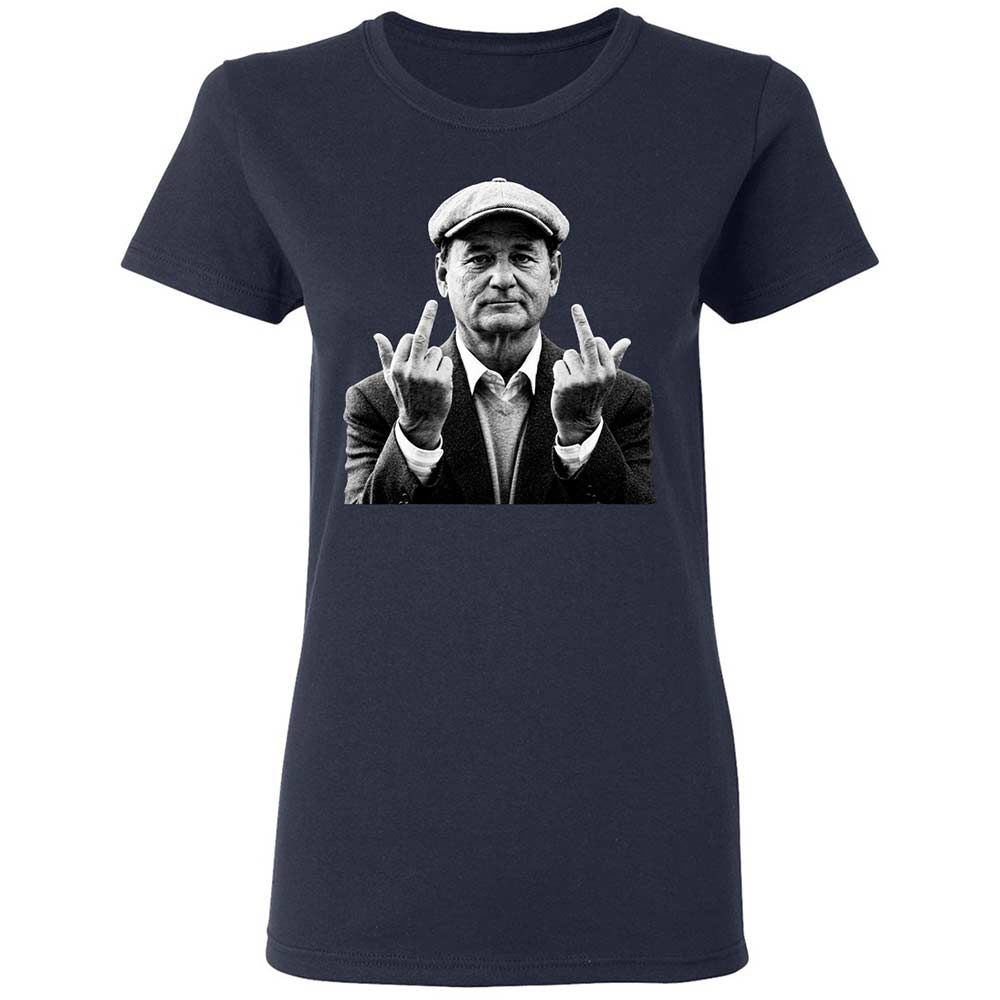 Bill Murray Middle Finger - Navy - 2