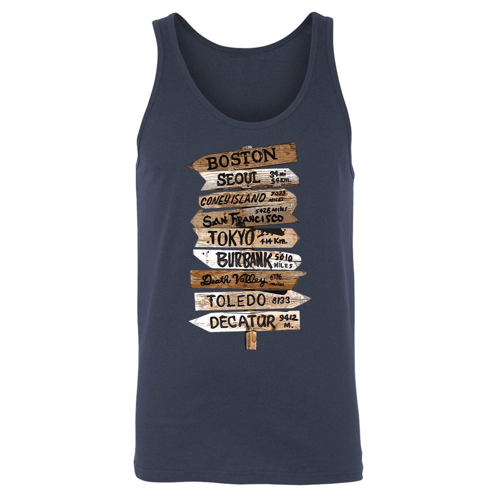 Unisex Jersey Tank - HEQ2X5LN - Navy - 2
