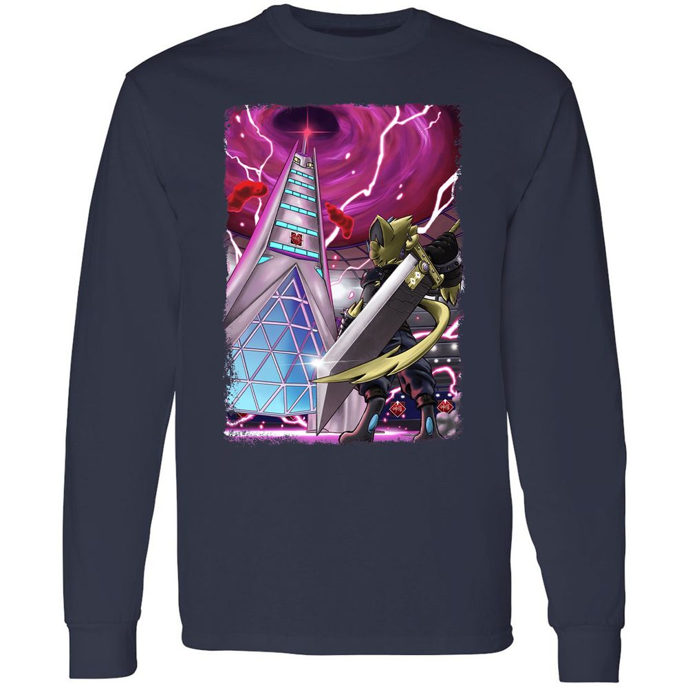 Long Sleeve T-Shirt - 1X5QNJA1 - Navy - 2