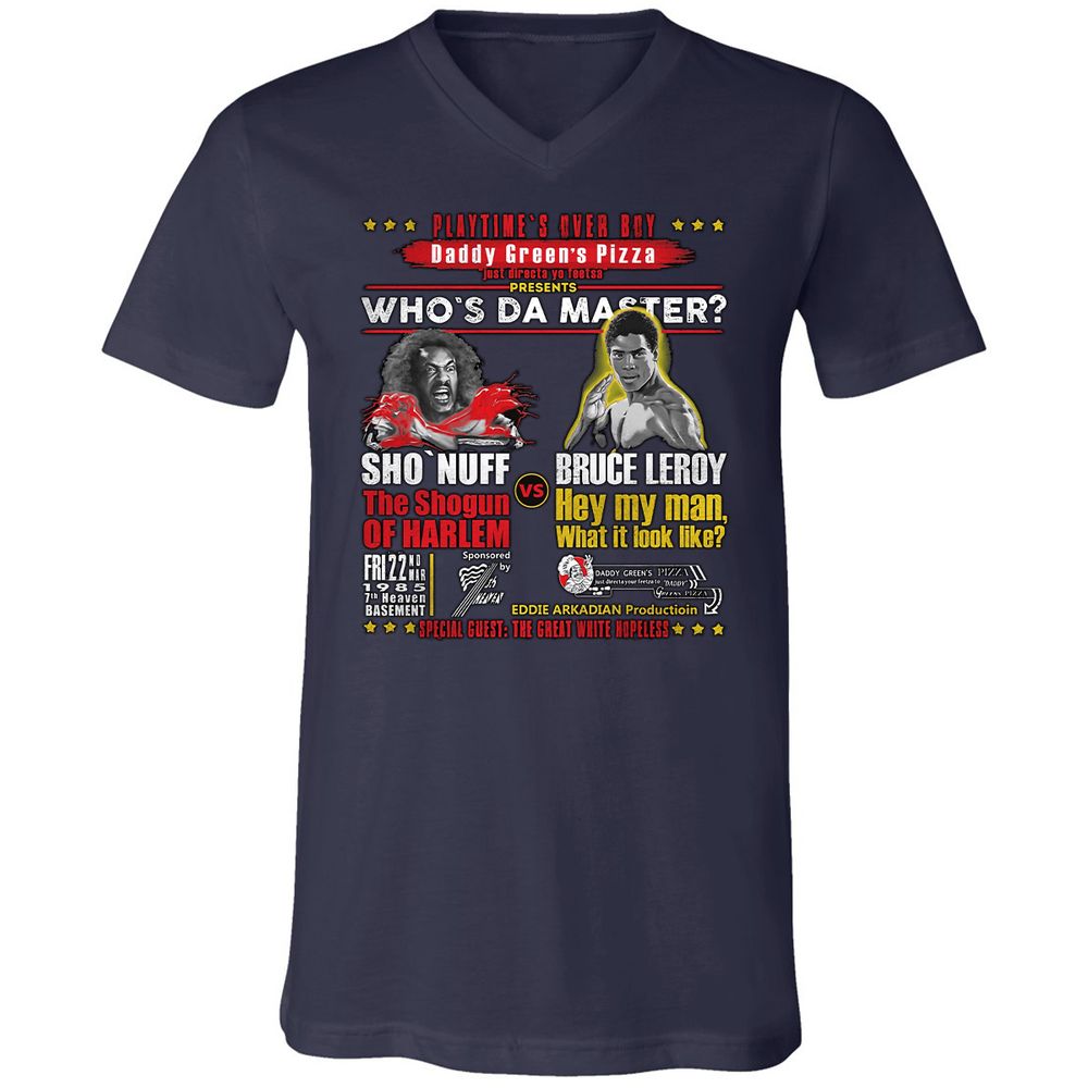 Unisex V-Neck T-Shirt - P8NQ9STW - Navy - 2