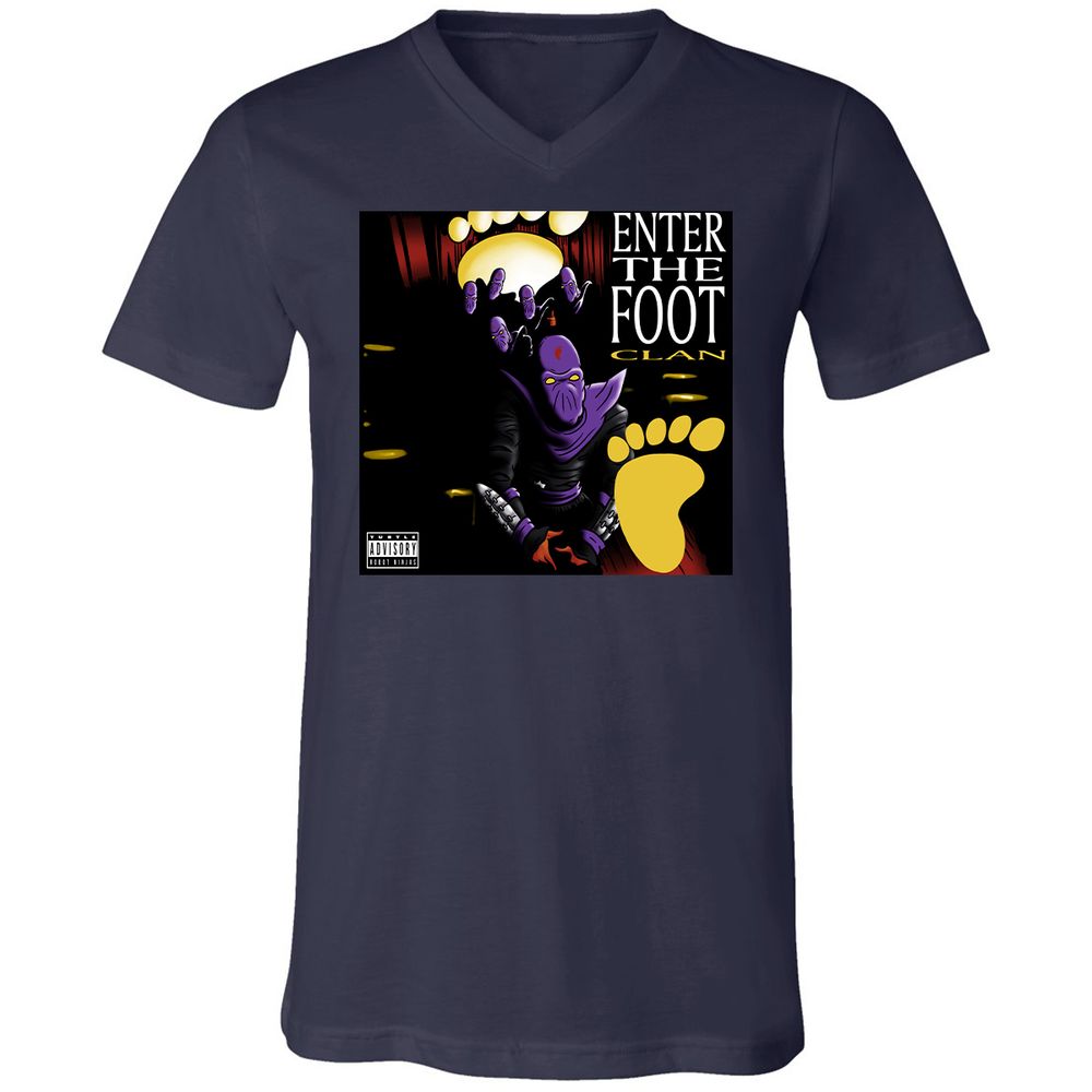 Unisex V-Neck T-Shirt - 2E83CY24 - Navy - 2