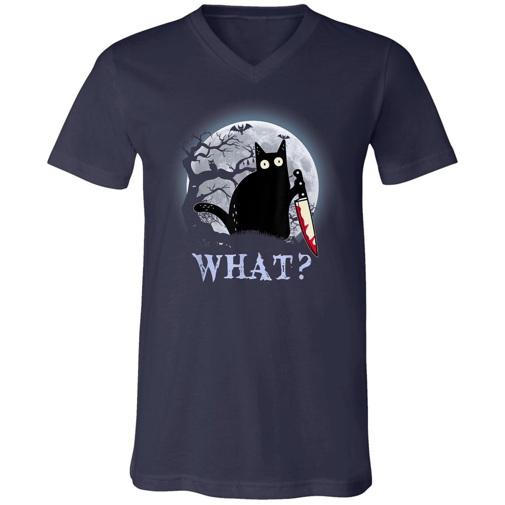 Unisex V-Neck T-Shirt - TD2868K7 - Navy - 2