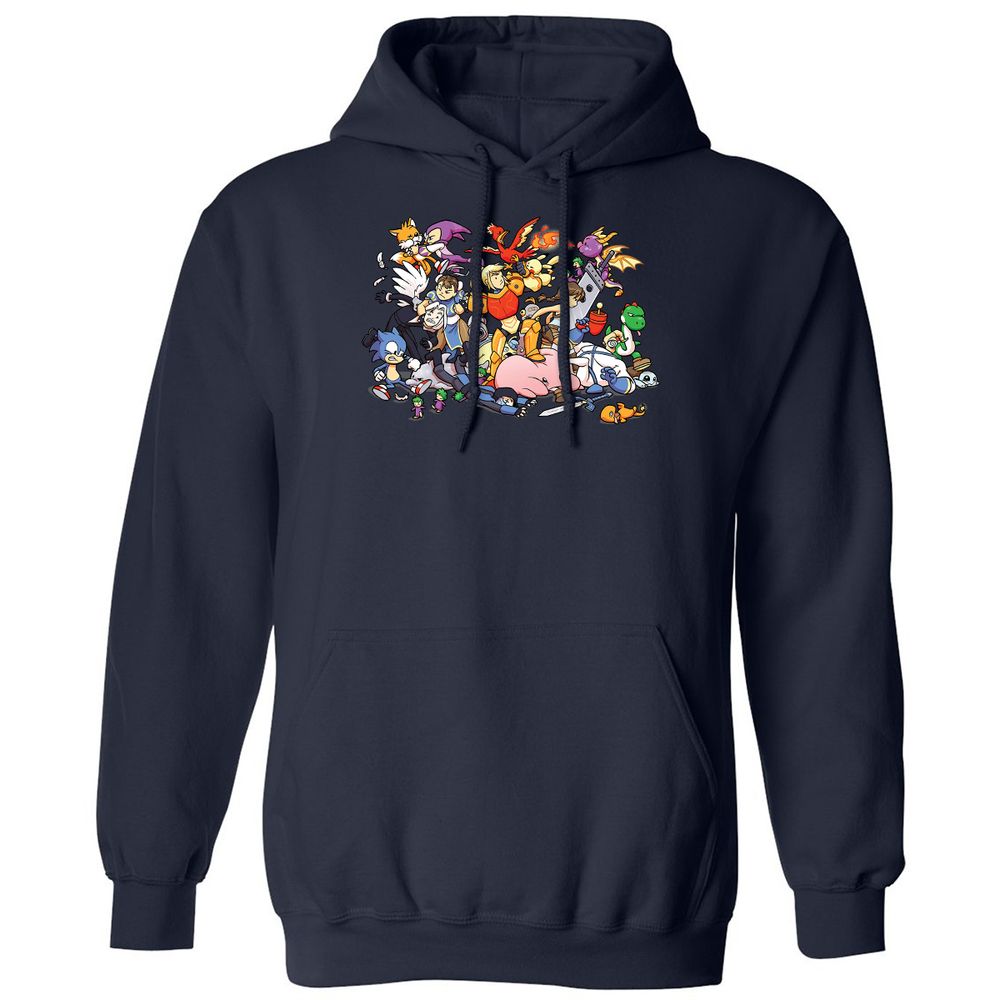 Classic Unisex Hoodie - DJZSD97W - Navy - 2