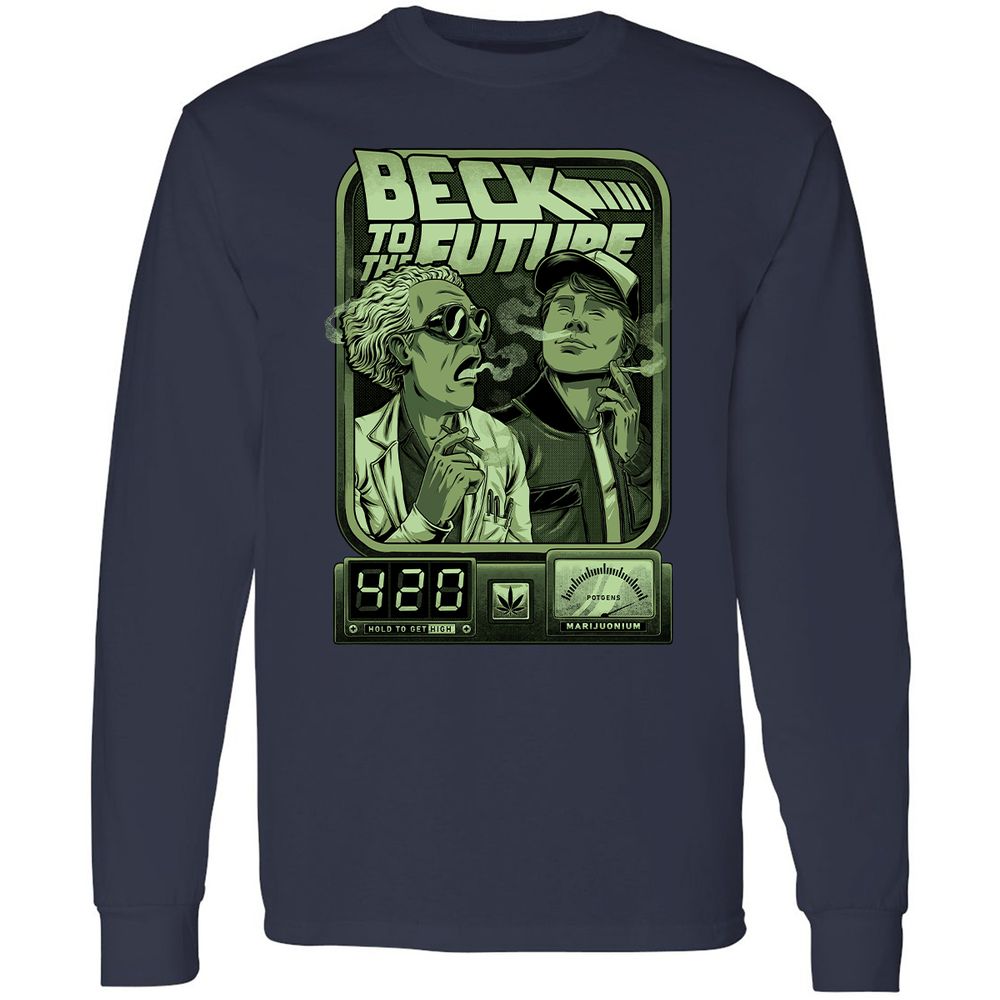 Long Sleeve T-Shirt - XB1YX1N9 - Navy - 2