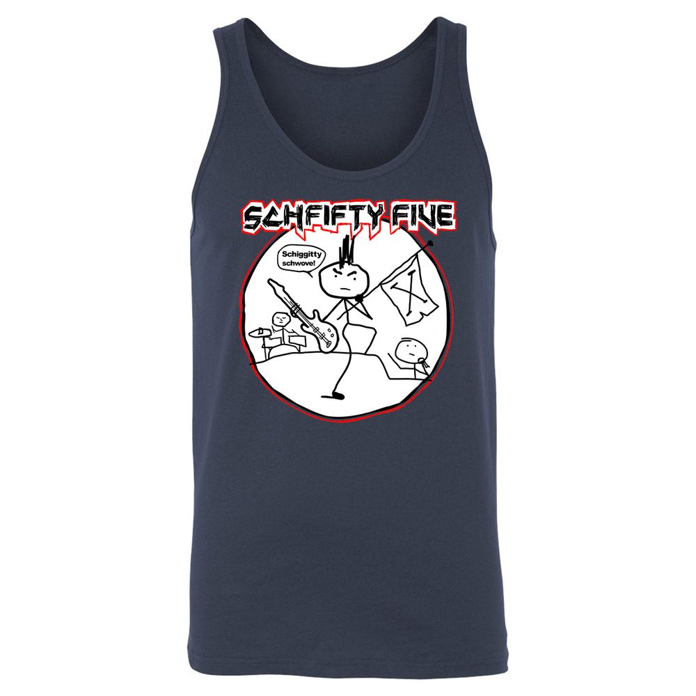 Unisex Jersey Tank - RT3PM2VL - Navy - 2
