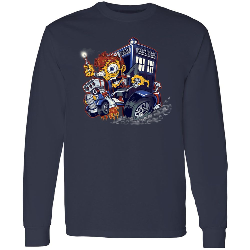 Long Sleeve T-Shirt - L6JUGJME - Navy - 2