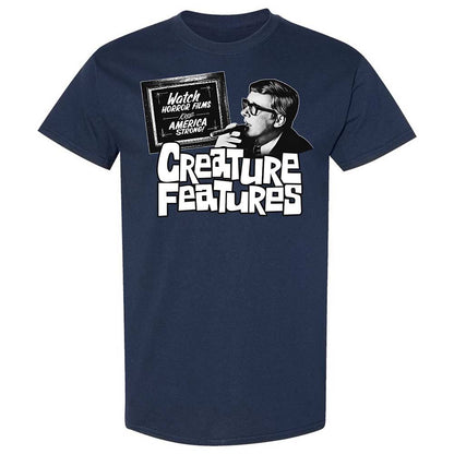 Bob Wilkins Creature Features - Navy - 2
