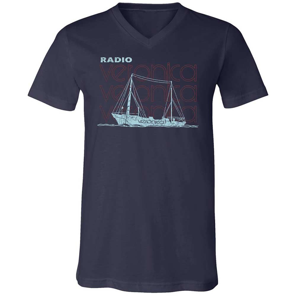 Unisex V-Neck T-Shirt - U833E2CL - Navy - 2
