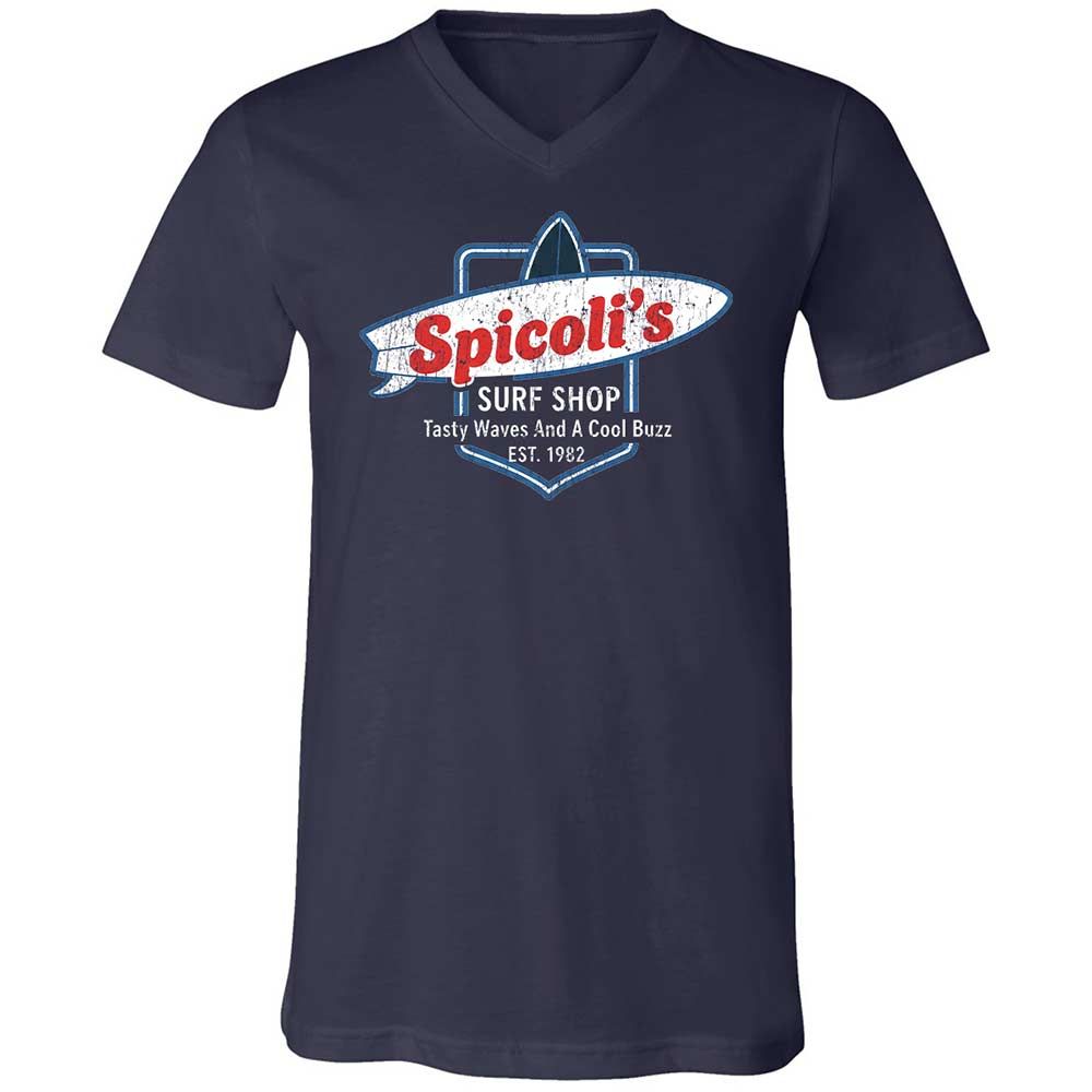 Unisex V-Neck T-Shirt - E256LVWT - Navy - 2