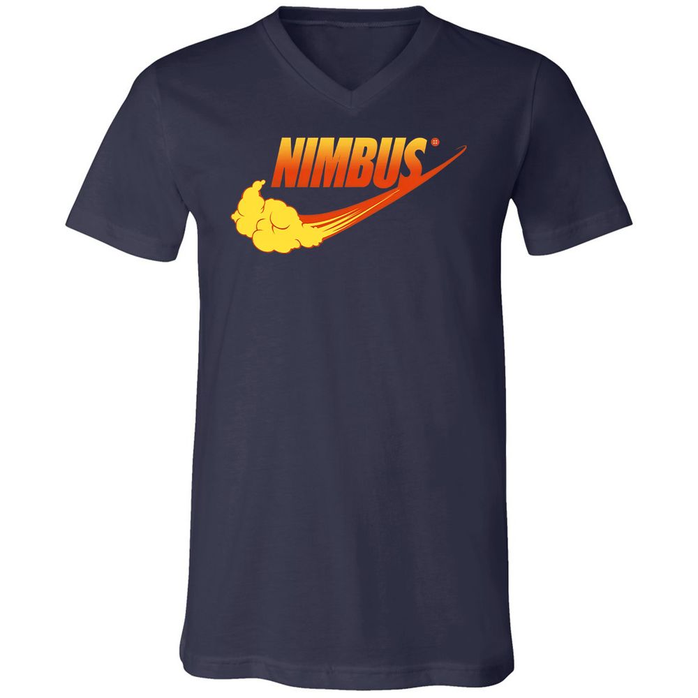 Unisex V-Neck T-Shirt - RR7Q7WHP - Navy - 2