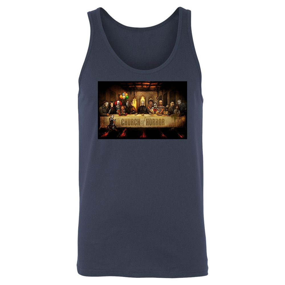 Unisex Jersey Tank - RQSYLMRE - Navy - 2