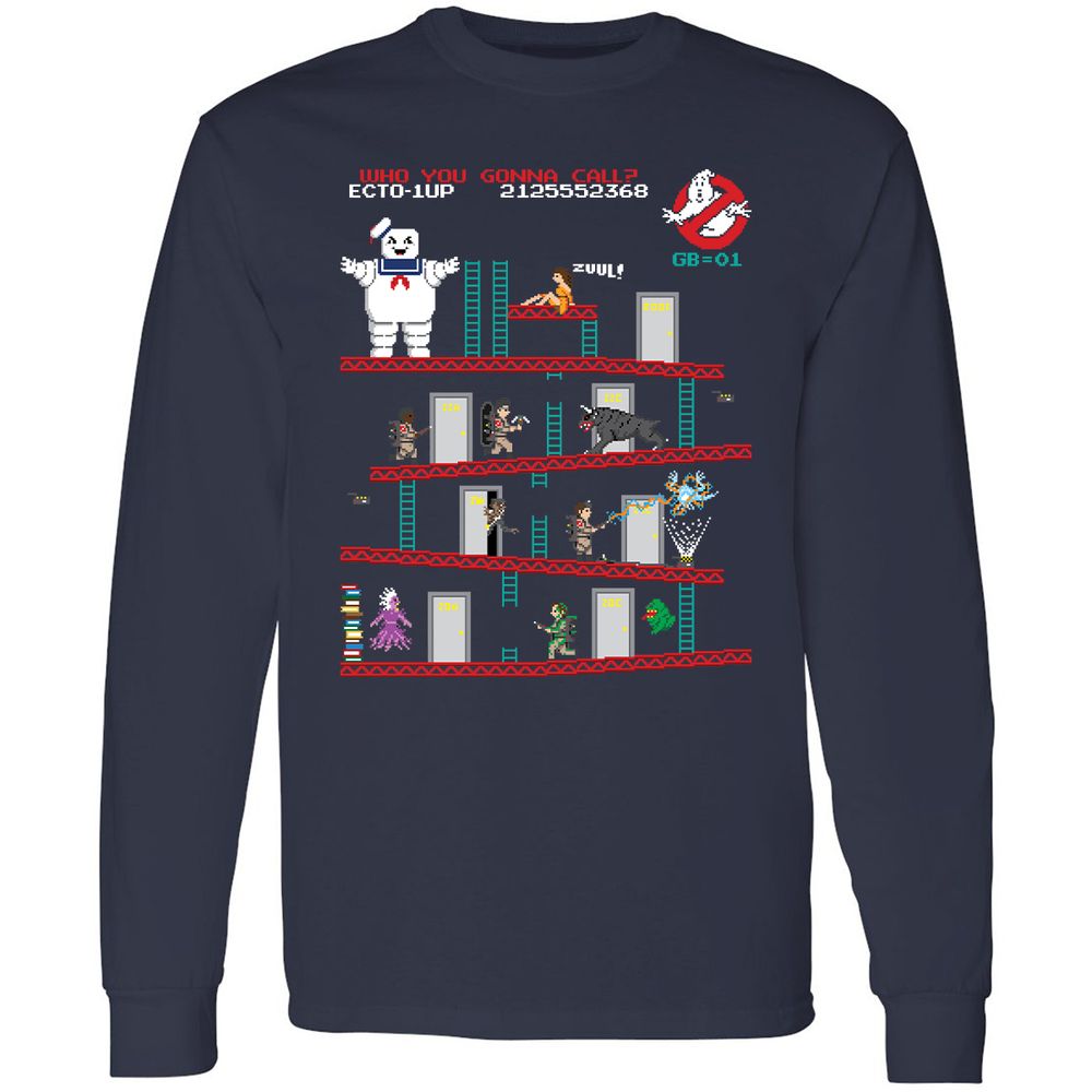 Long Sleeve T-Shirt - MX56TVPT - Navy - 2