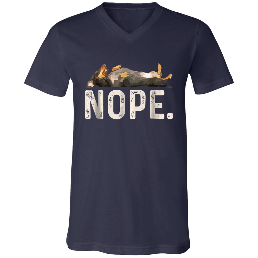 Unisex V-Neck T-Shirt - SVSUFBLT - Navy - 2