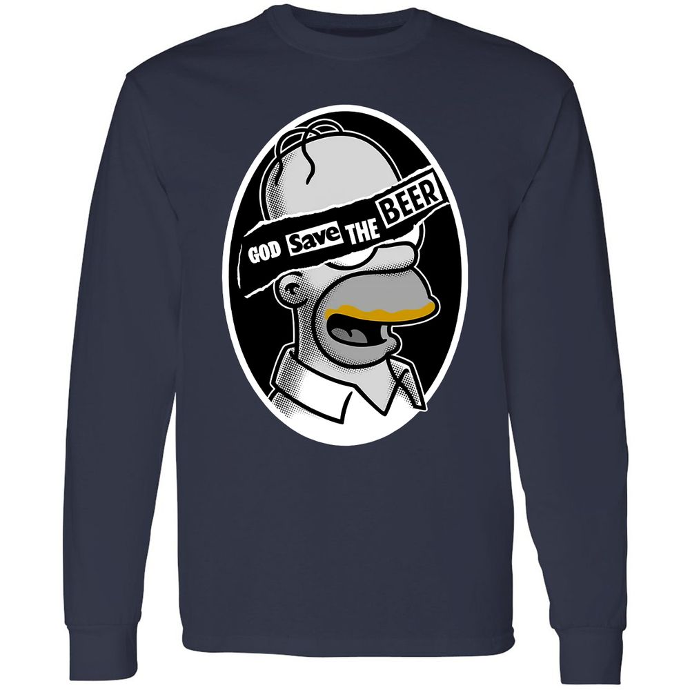 Long Sleeve T-Shirt - M942CUD8 - Navy - 2