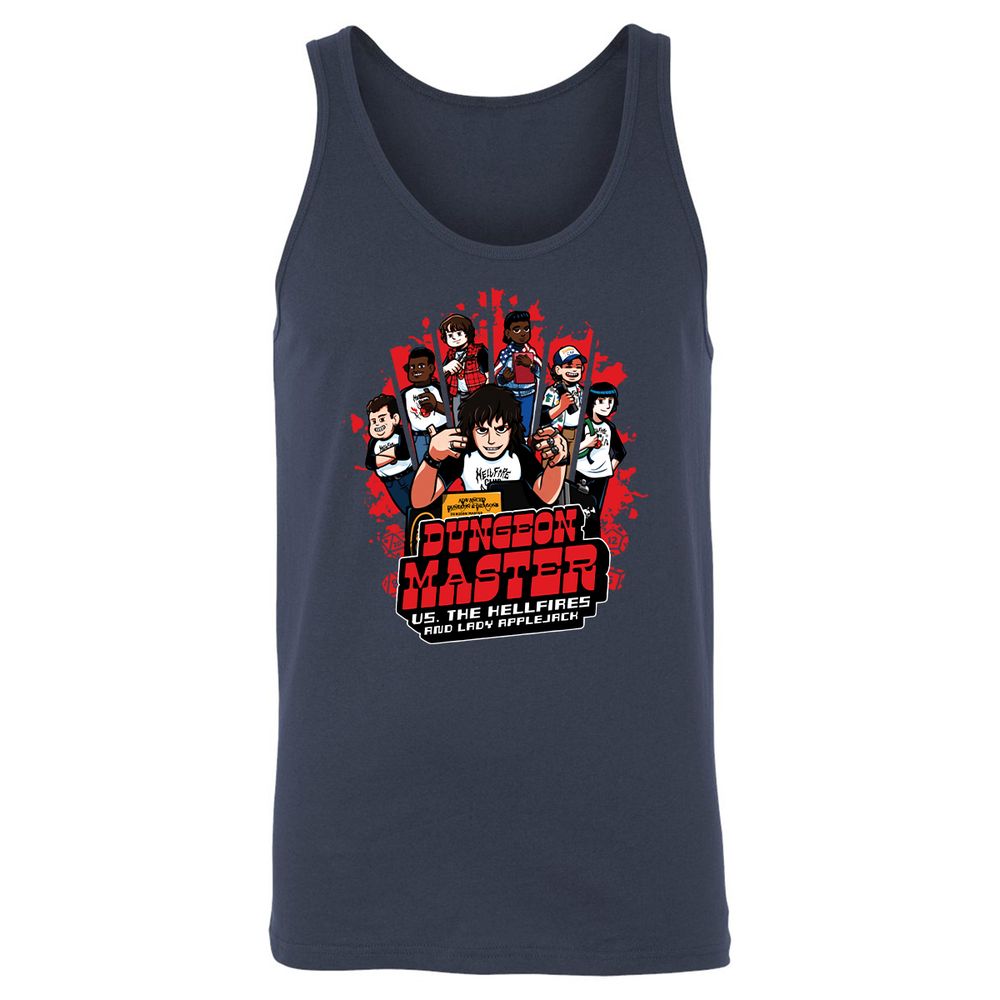Unisex Jersey Tank - 8XNURX2J - Navy - 2