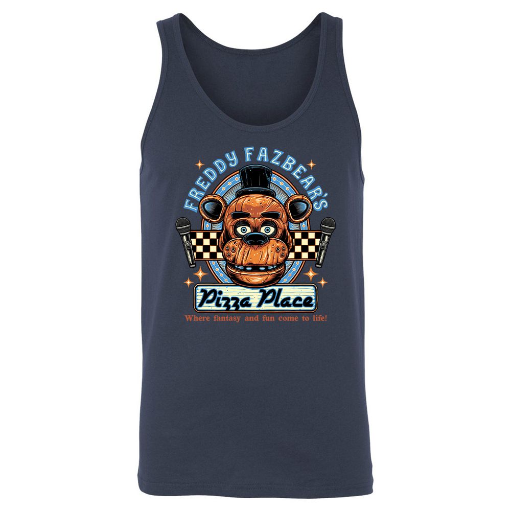 Unisex Jersey Tank - MDPCACTG - Navy - 2