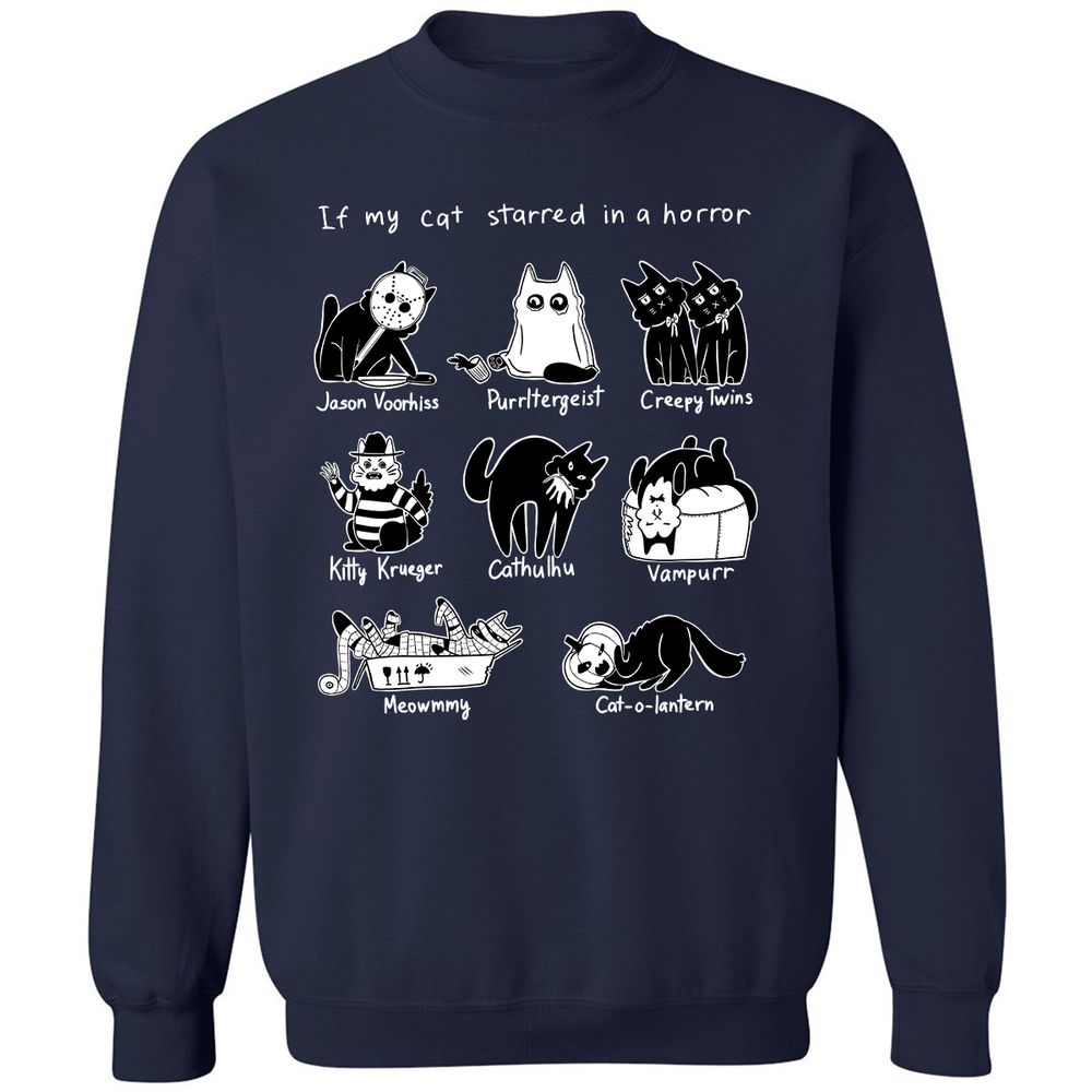 Classic Unisex Sweatshirt - N4V3T557 - Navy - 2