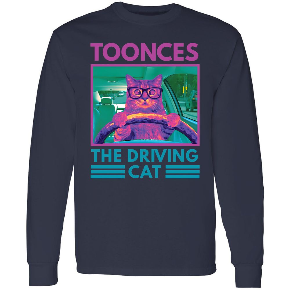 The Driving Cat - Navy - 2