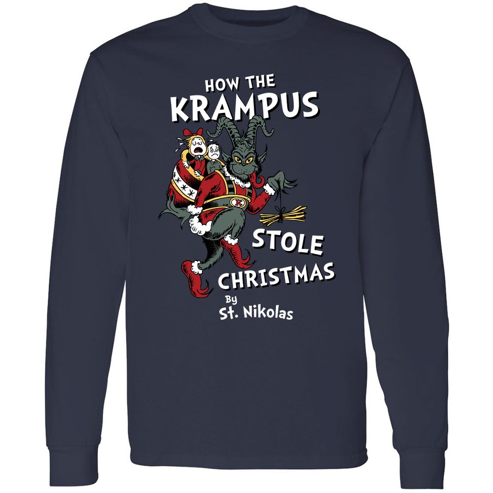 Long Sleeve T-Shirt - FF6GG9C9 - Navy - 2