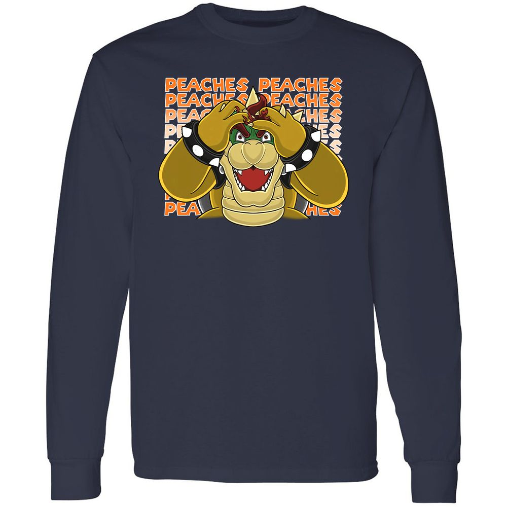 Long Sleeve T-Shirt - M2ZFKBD2 - Navy - 2