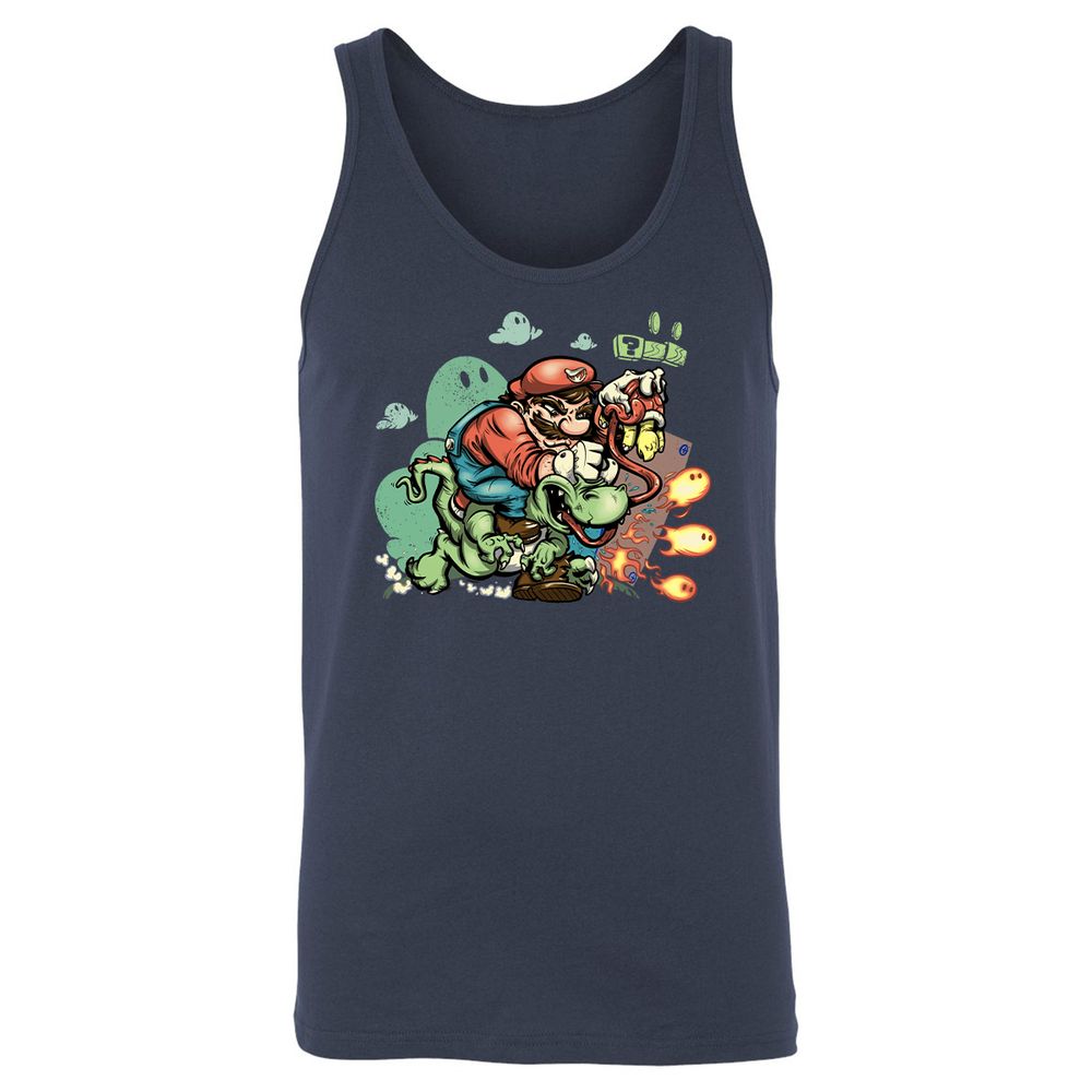 Unisex Jersey Tank - XHQXTQ81 - Navy - 2