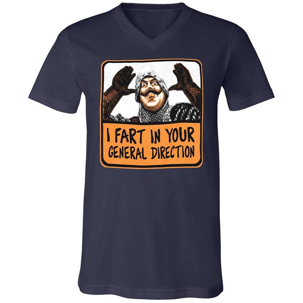 Unisex V-Neck T-Shirt - SM2Y2CWA - Navy - 2