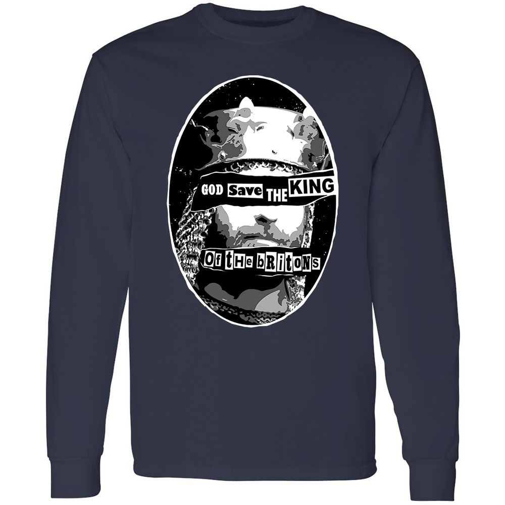 Long Sleeve T-Shirt - 7RHWNVWJ - Navy - 2